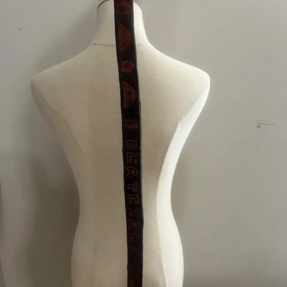 Guatemala leather belt size 38